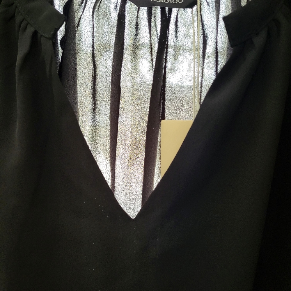 NEW Witchy Black Women's Top XL